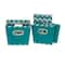 Household Essentials Chevron Fabric Tapered Storage Bins, 2ct.